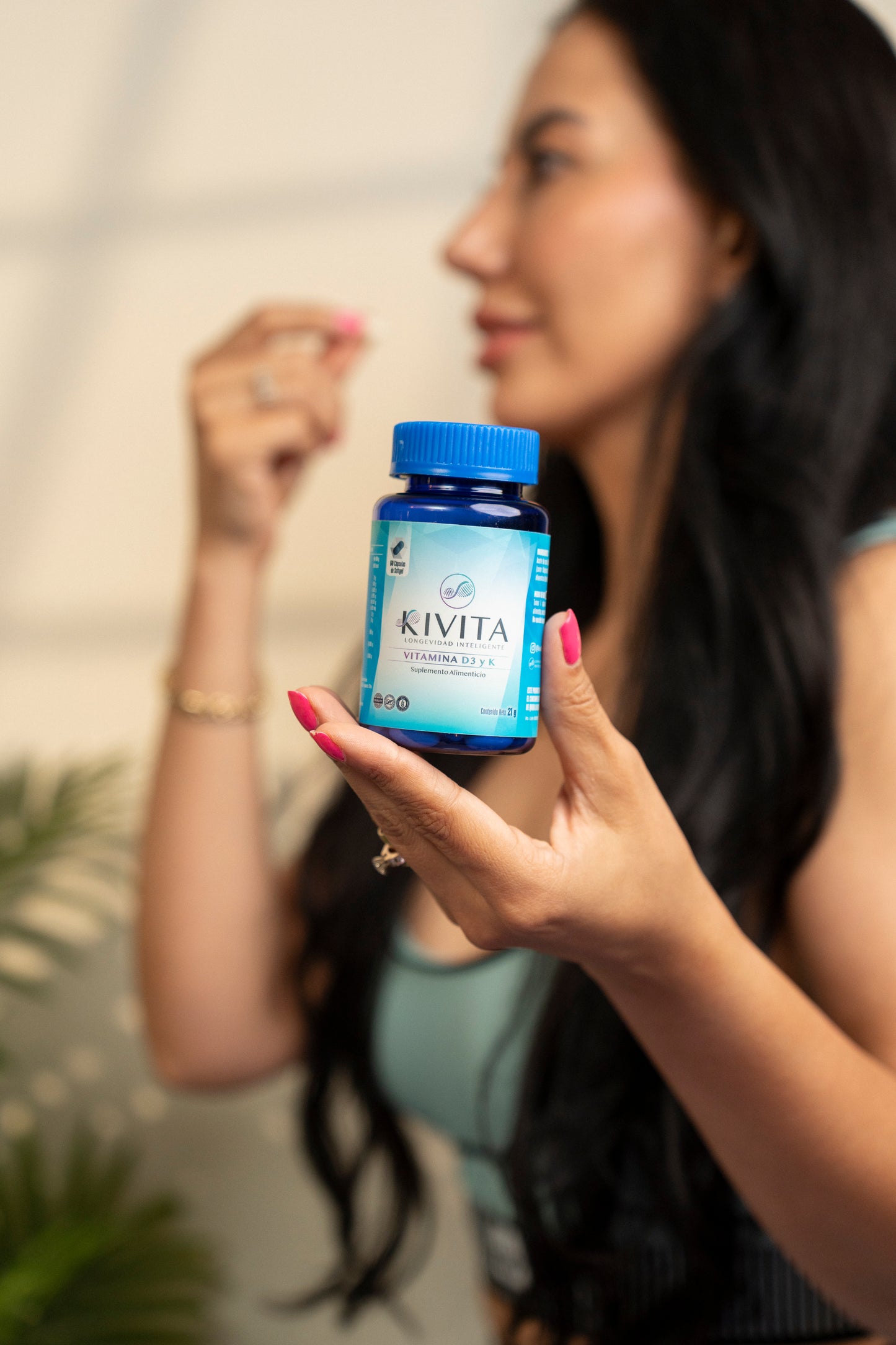 Vitamina D3 + K2 con MCT – Kivita