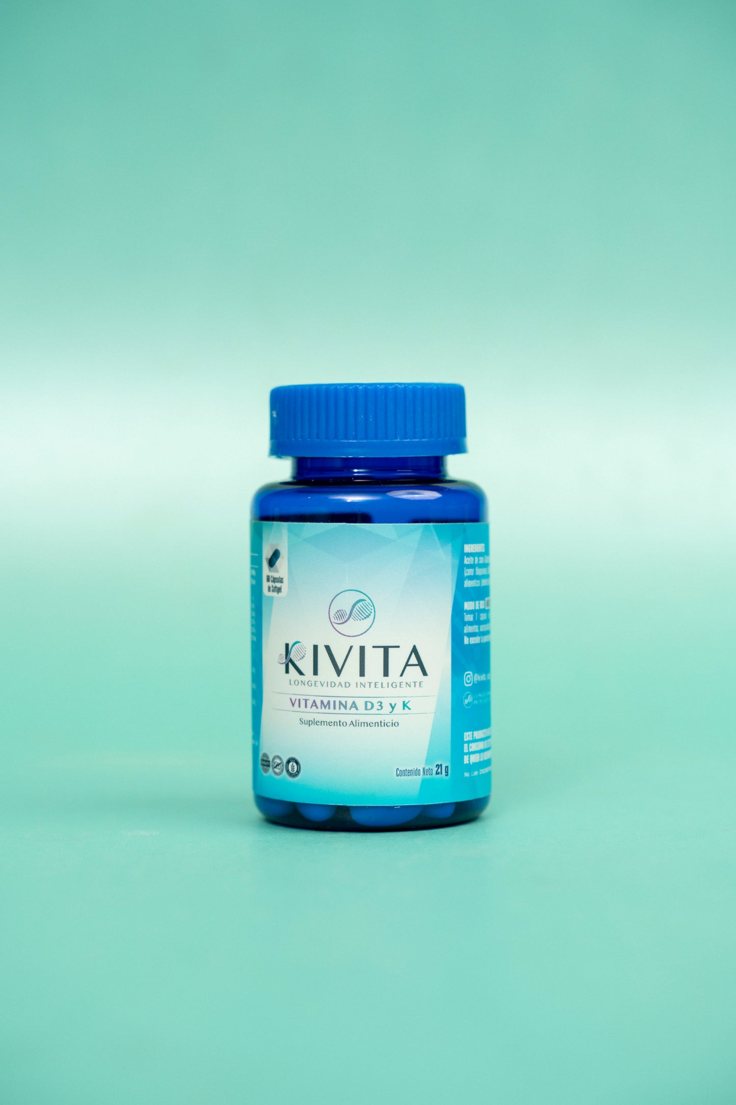 Vitamina D3 + K2 con MCT – Kivita